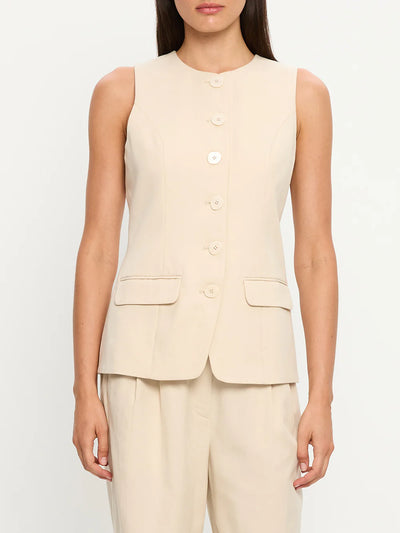 Hazel Linen Vest