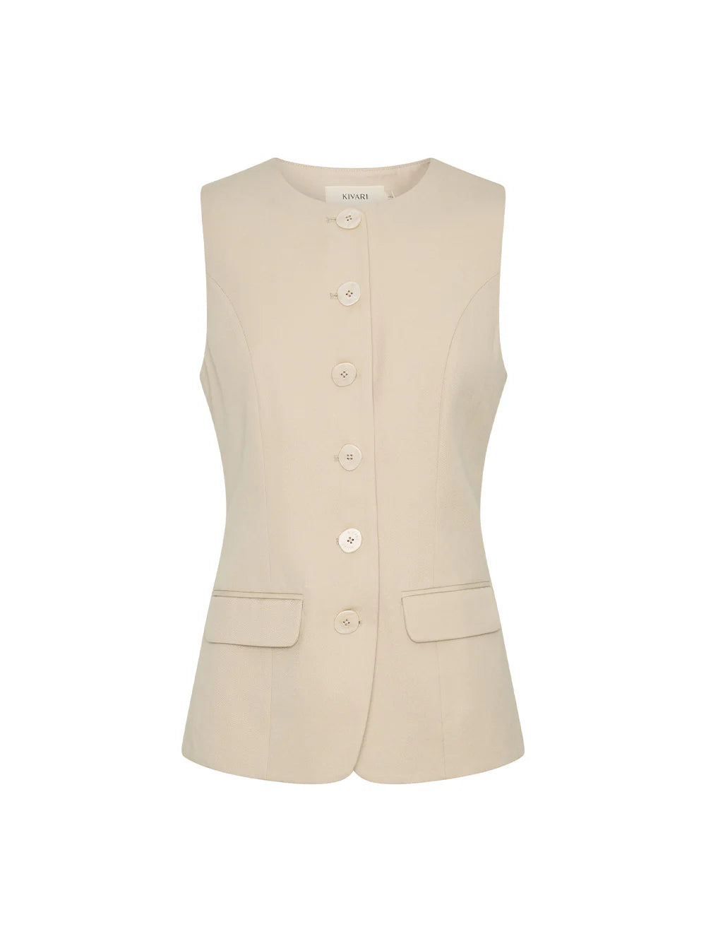 Hazel Linen Vest