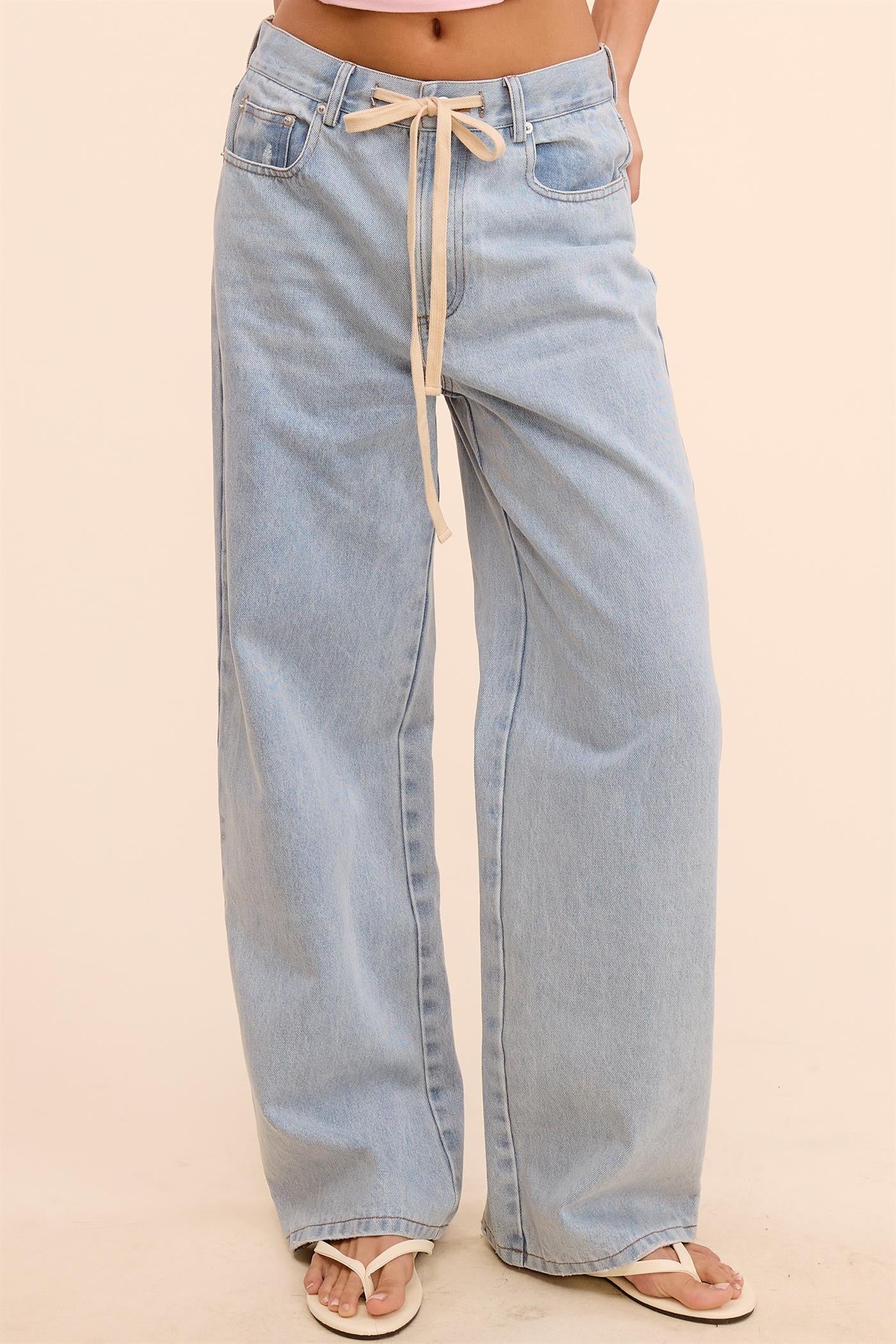 Tally Drawstring Denim