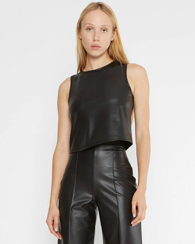 Vegan Leather Tank Top