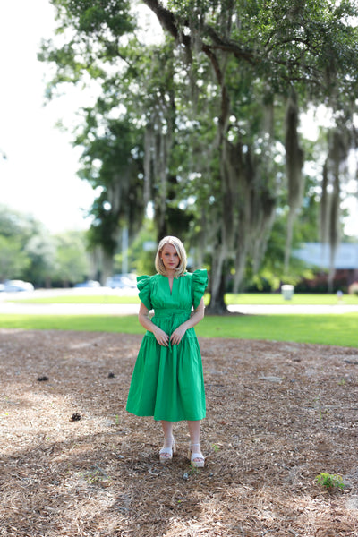 Hydrangea Midi Dress