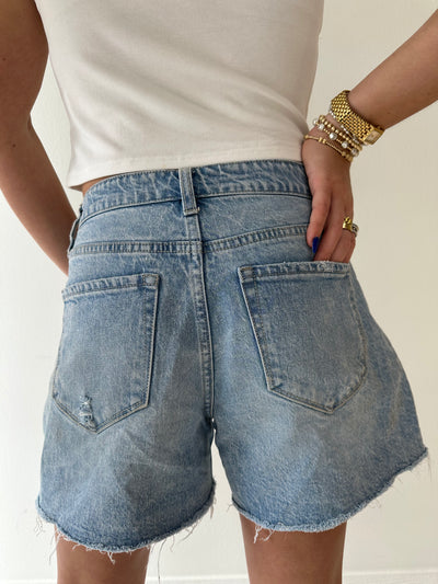 Boyfriend Denim Shorts