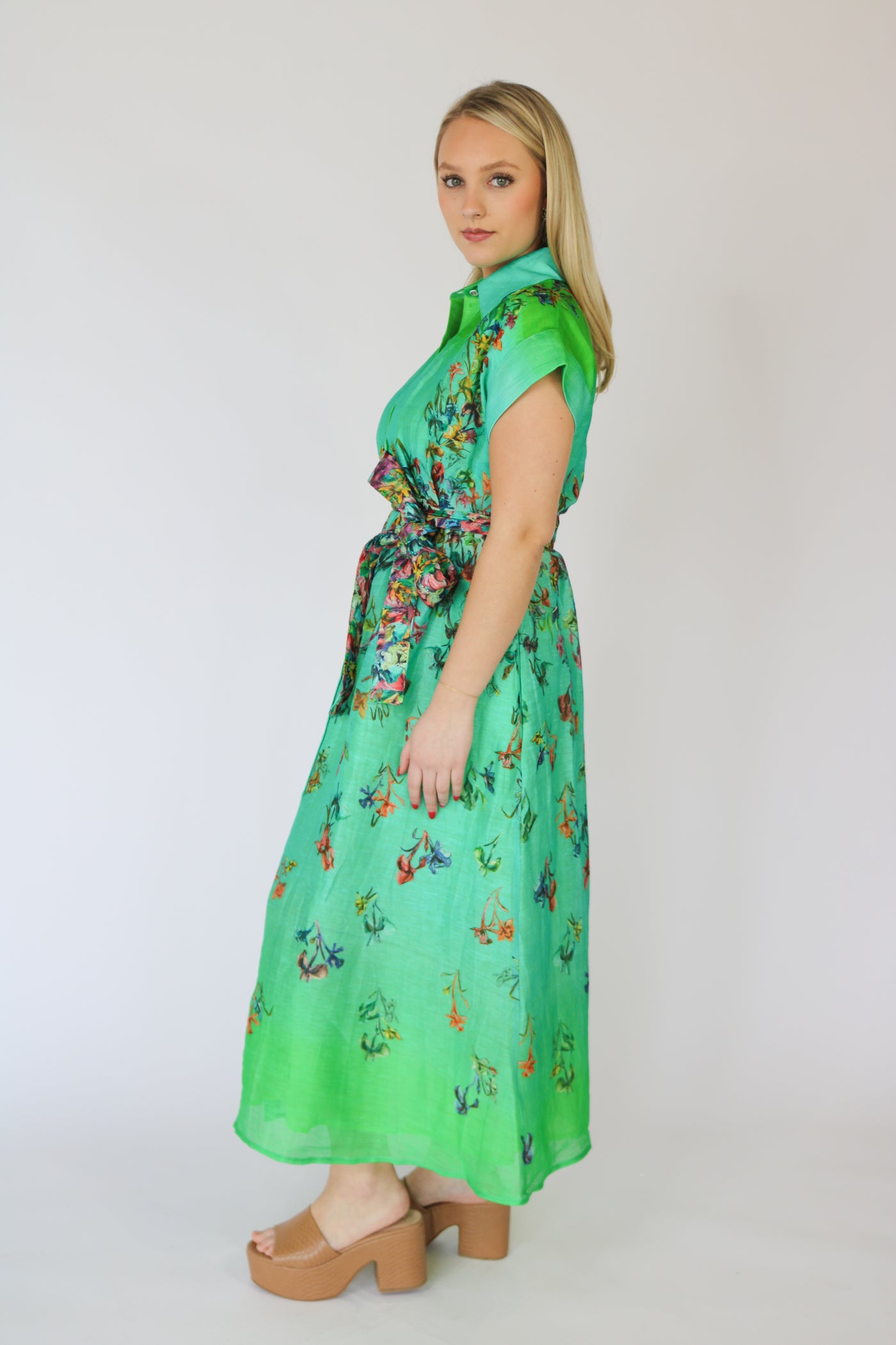Avalon Silk Linen Dress