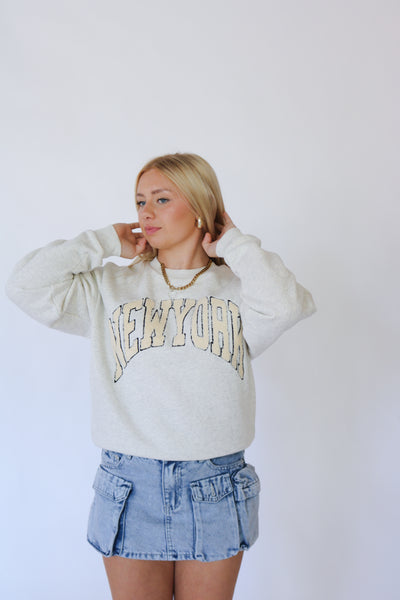 Patch Letter Pullover