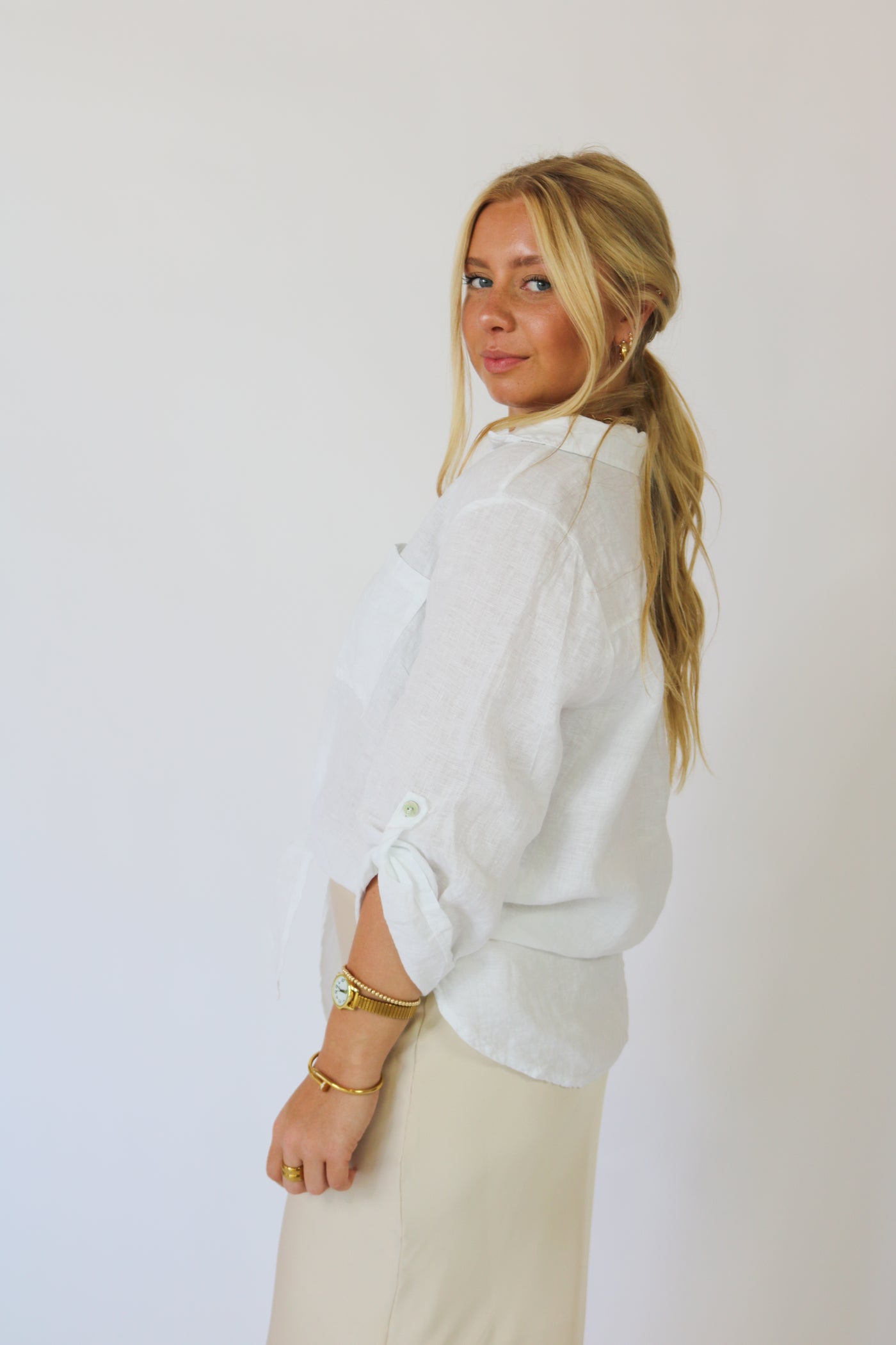 Laya Linen Top