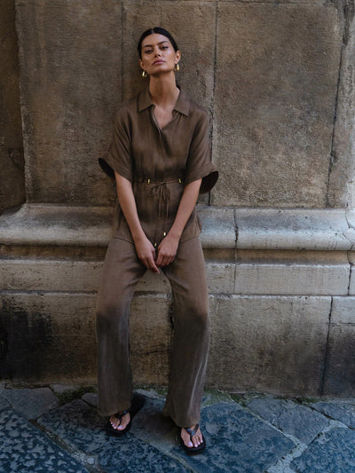 Jaxon Relaxed Pant- Mocha