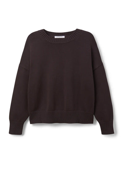 Janet Cotton Sweater- Cocoa