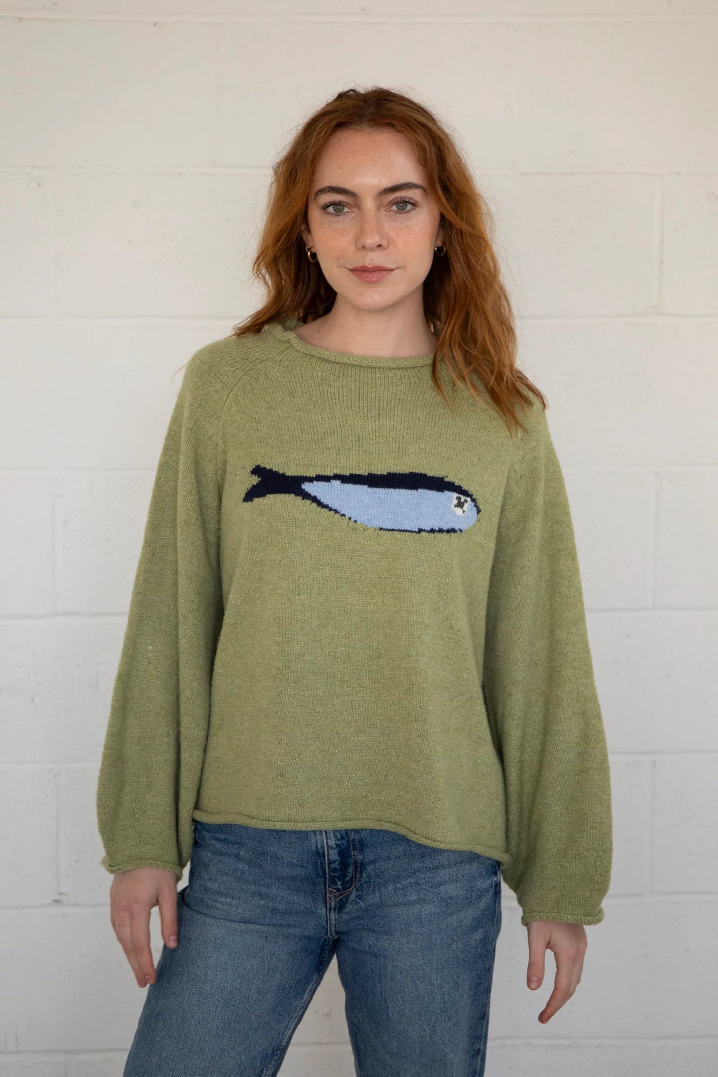 Sardine Sweater- Olive