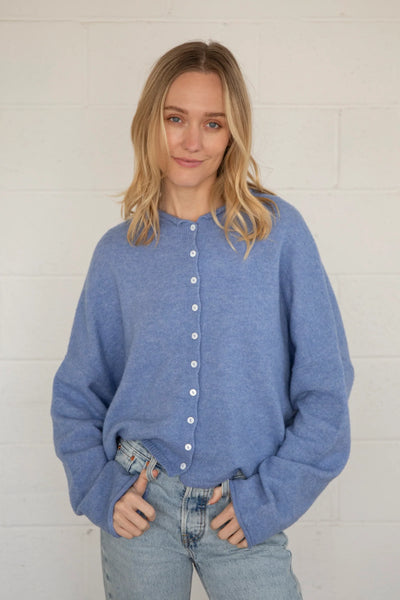 Dusty Blue Piper Cardigan