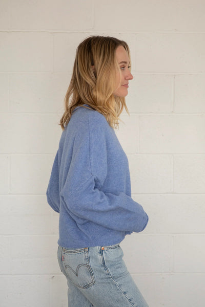 Dusty Blue Piper Cardigan