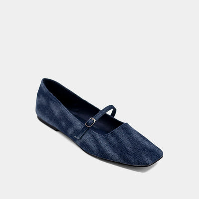 Adele Denim Ballet Flat