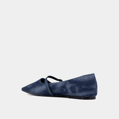 Adele Denim Ballet Flat