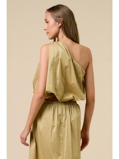Ava Metal Top- Sand