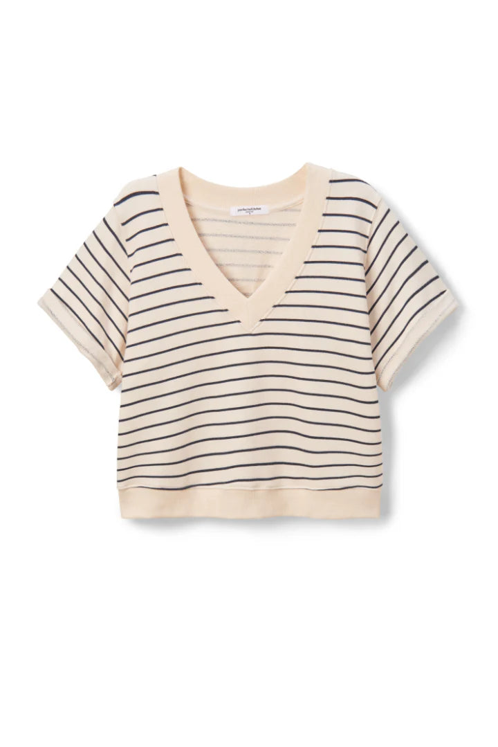 Briggs Crewneck-Night Stripe