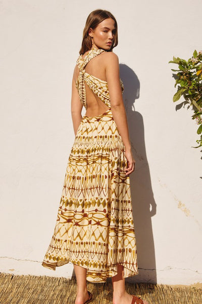 Aztec Midi Dress