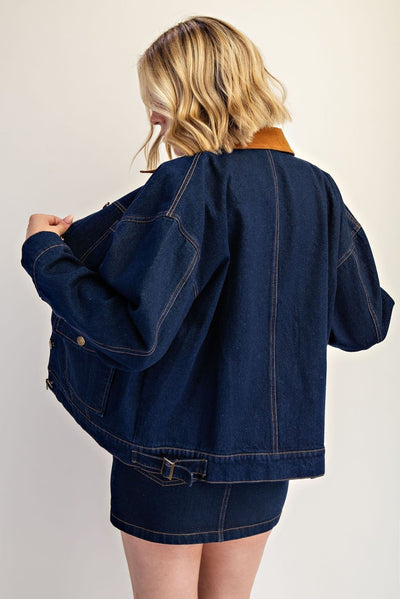 Retro Denim Jacket Top