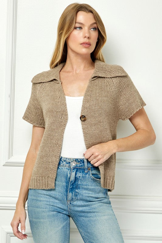 Cecille Cardigan - Mocha