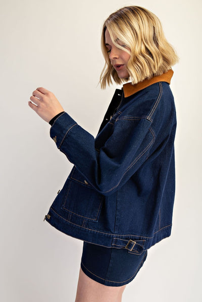 Retro Denim Jacket Top
