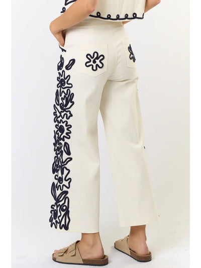 Kori Embroidered Pants