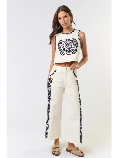 Kori Embroidered Pants