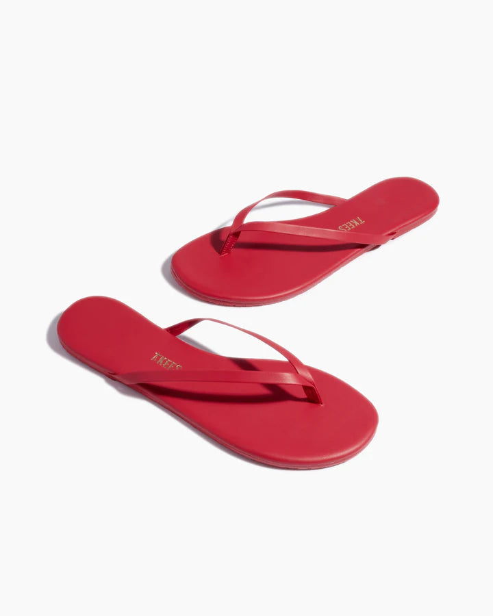 Red Tkees Flip Flops