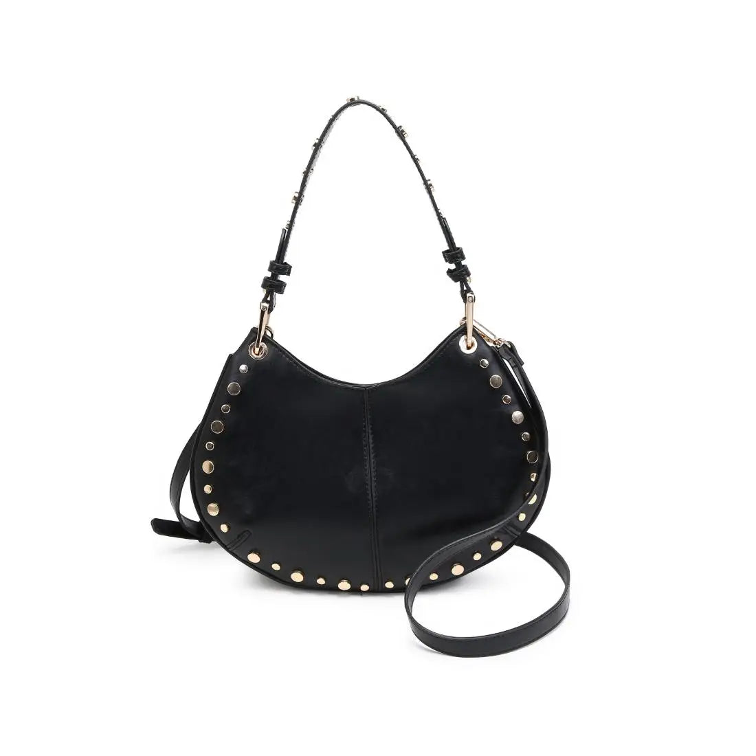 Nova Leather Handbag- Black