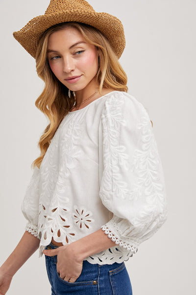 Rosie Eyelet Top