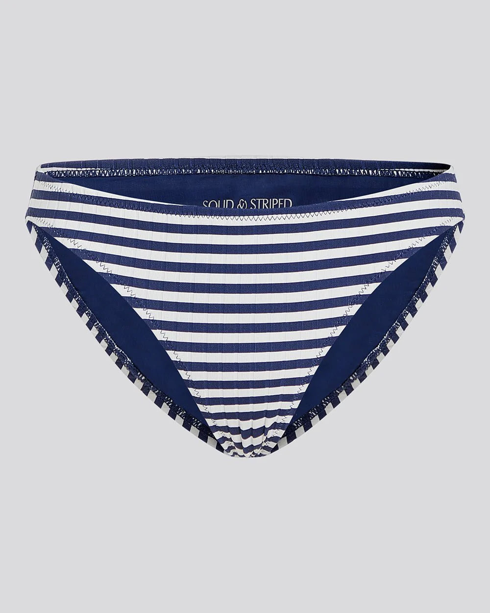 Elle Button Bikini Bottom - French Navy