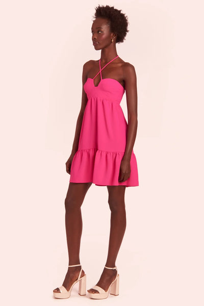 Greca Dress Hot Pink